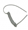 DCI #232C - Gray Coiled Asepsis Style 2-Hole Syringe