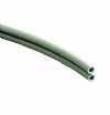 DCI #243 - Gray Straight 2-Hole Foot Control (Per Ft)(Polyurethane)