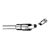 Dci #431T - Black Straight Asepsis Style 4-Hole Handpiece Tubing, 7 Ft. W/Connector