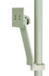 DCI #4920 - Monitor Support Vert.Tube Mnting White