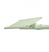 DCI #4939 - Keyboard Tray Horiz. Tube Mount Low White