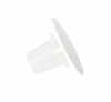 DCI #5314 - Screen Cuspidor 1 5/8 White (Pkg 144)