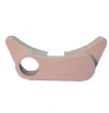 Dci #6057 - Housing, 1-Hole Button (Gray)