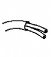 Dci #635 - Black, Prophylaxis Unit Replacement Tubing