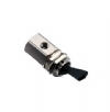 DCI #7025 - Black Toggle Momentary On-Off 3-Way, N.C. Valve