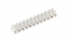 DCI #9382 - 12 Pole Electrical Terminal Strip White 30 Amp