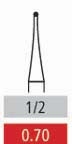 Carbide Burs - Bur Size #1/2 Round