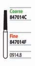 Solo Diamonds Flat End Taper 0914.8 Coarse (25) - Premier #847014C