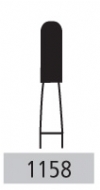 Surgical Burs - 1158 Round End Fissure FG - 10 Pack