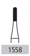 Carbide Burs - # 1558 Round End Cross Cut Fissure