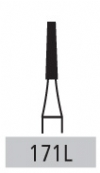 Carbide Burs - # 171L Tapered Fissure Plain Cut Long Head