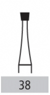 Carbide Burs - # 38 Inverted Cone FG 10/PK 6+2 Free