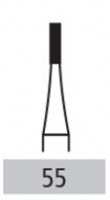 Carbide Burs - # 55 Plain Cut Flat Fissure