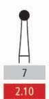 Carbide Burs - Bur Size #7 Round