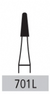 Carbide Burs - # 701L Cross Cut Tapered Fissure Long