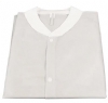 Disposable Lab Coats, White, 10/pk