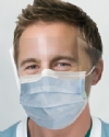 Blue Isofluid FogFree Earloop Mask w/ Shield Level 1 (25/box X 4 = 100 masks total)