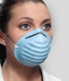 Pink Surgical Molded Cone Mask (50bx.)