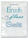 Bags - 2 Color Brush Floss Smile Large 9x13 (100)