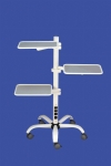 Shelves For Curing Light, Ultrasonics Etc On Wheels