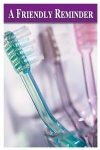 Recall Card - Friendly Brush Laser 4-Up (200)