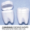 Thooth Savers - Toy Tooth Shaped Tooth Savers White (72)