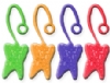 Toys - Neon Sticky Tooth Assorted (36)