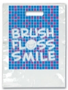 Bags - 2 Color Brush Tile Small 7.5x9 (100)