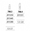 Two Striper Diamonds - Flat End Taper #708 5/Pkg