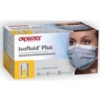 GPLUSBL - Isofluid Plus Earloop Mask Blue 50/box