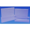 Bur Blocks With Boxes - Clear Plexiglass - 72 Hole