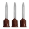 HP Short Mixing Tips Brown Tapered End 1:1 For Temporary Cement 30/pk. - MARK3