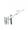 DCI #5470 - Assistant's Telescoping Arm, Ecoon 4 Position (Syr, 2 HVE, SE) - Anodized