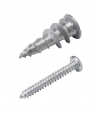 DCI #6816 - Wall Anchors Metal W/Screws (Pkg 25)