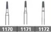 Carbide Burs - # 1171 Round End Tapered Fissure