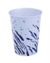 Wax Coated Paper Cups - Purple/Aqua Imprint 5 oz (3000)