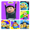 Stickers - Minions 2 Rise of the Gru (100pk)