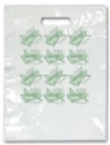 Bags - 2 Color Green Smile Supply Small 7.5x9 (100)