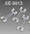 Plasdent XCP SE-9913 REPLACEMENT SHORT BANDS/ For XCP-DS FIT, Clear, (6pcs/Bag)